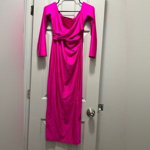Pink bodycon dress nwt